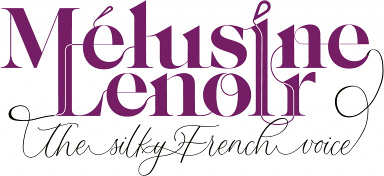 Mélusine Lenoir silky french voice logo